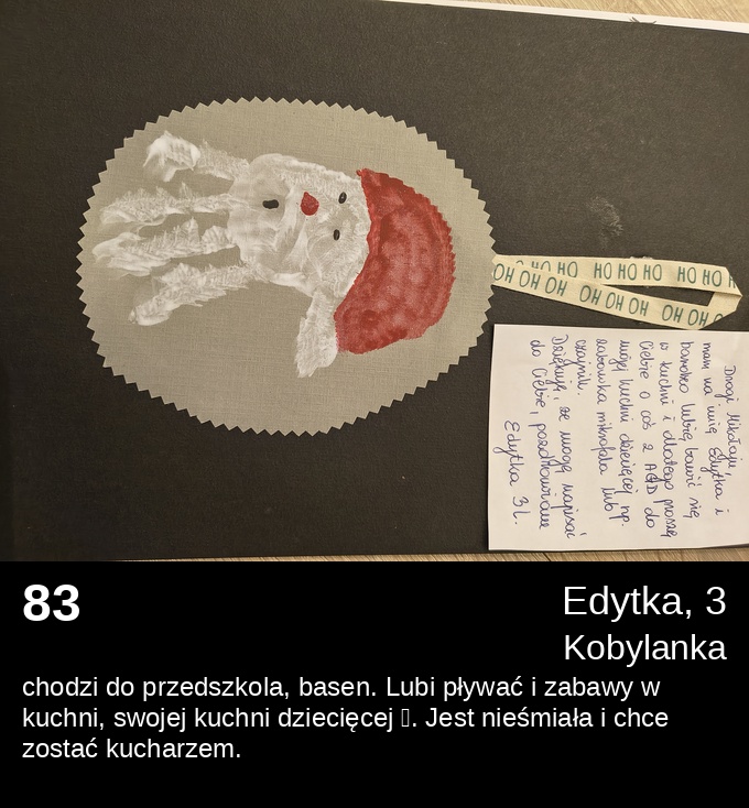 List 83 - Listy do Świętego Mikołaja 2025