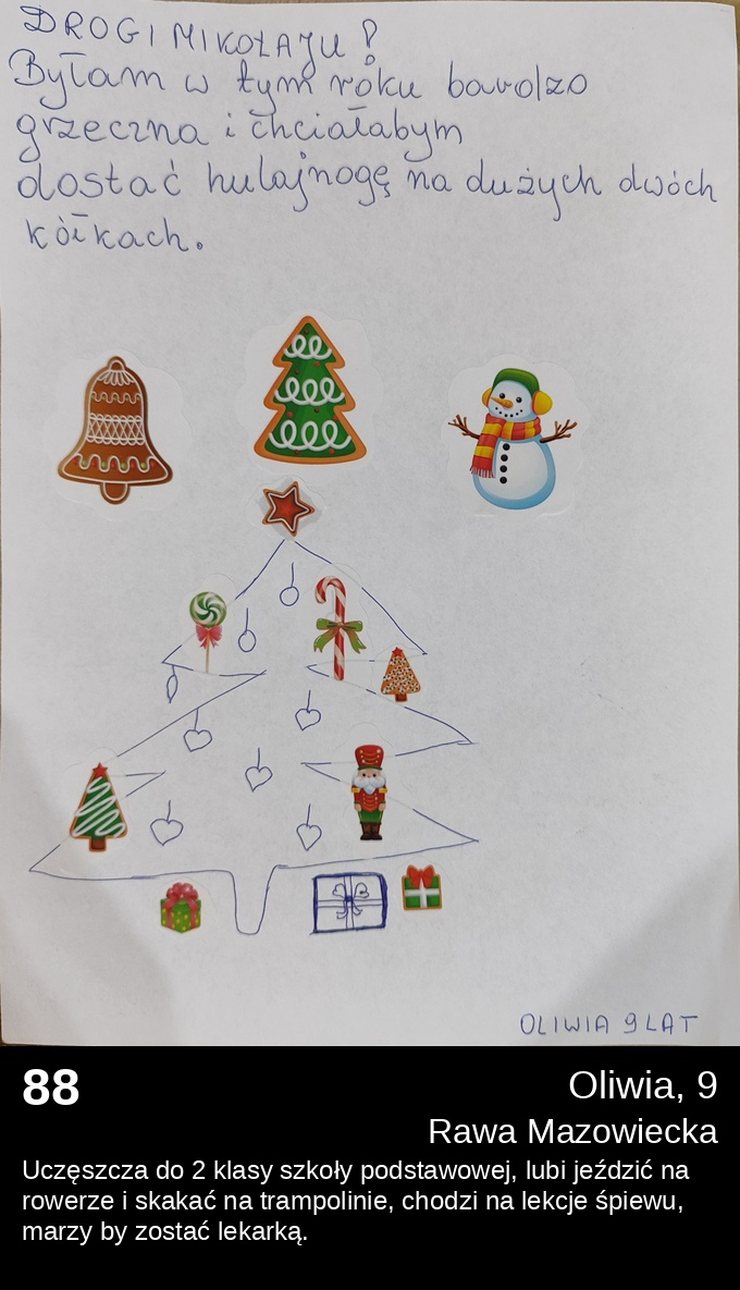 List 88 - Listy do Świętego Mikołaja 2025