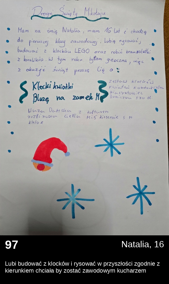 List 97 - Listy do Świętego Mikołaja 2025