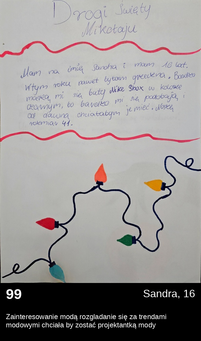 List 99 - Listy do Świętego Mikołaja 2025